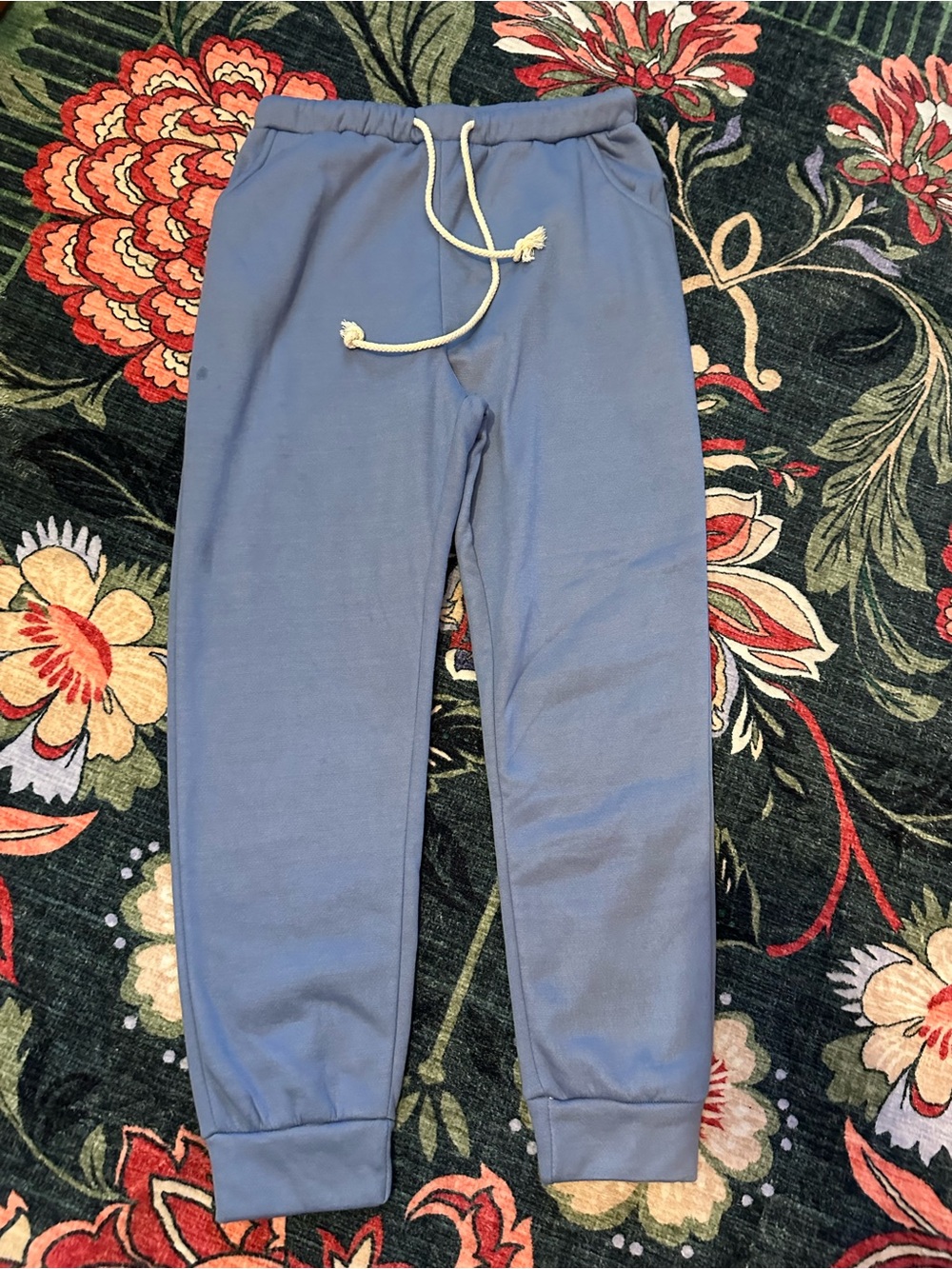 3/$25 💙 Blue Fleece Lined Jogger Sweatpants Size L